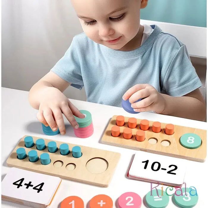 Jouet Éducatif Montessori - Apprentissage Précoce pour Enfants 2-6 ans